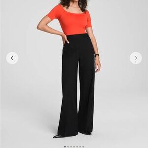 SPANX Black Wide-Leg Women's Pants